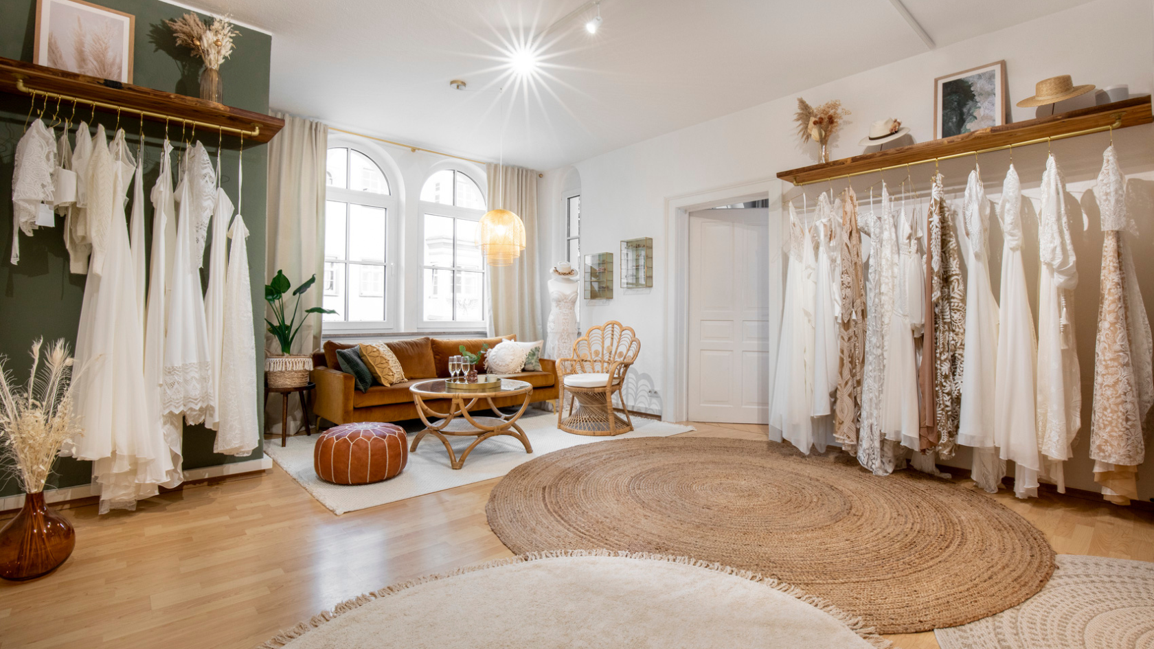 Interior Design Projekt Brautboutique im Boho-Stil